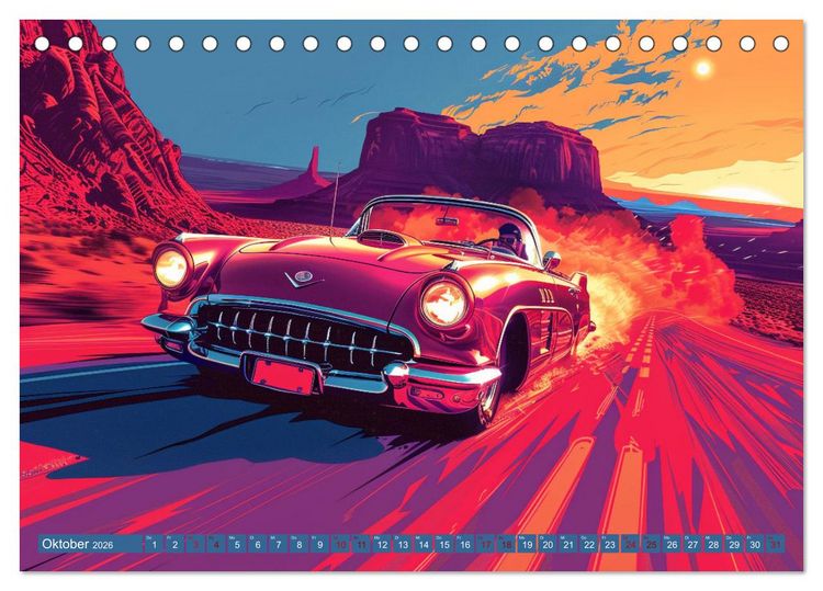 Produktbild: Speed Symphony (Tischkalender 2026 DIN A5 quer), CALVENDO Monatskalender