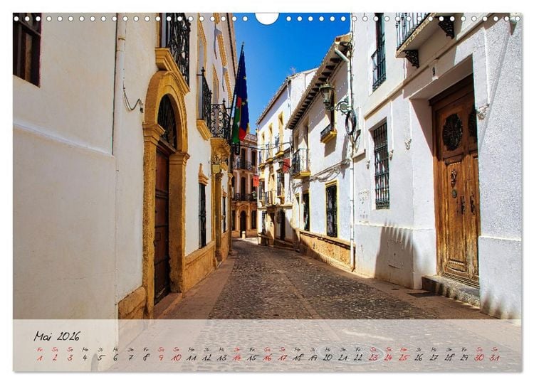 Produktbild: Ronda in Andalusien - Stadt auf einem Felsplateau (Wandkalender 2026 DIN A3 quer), CALVENDO Monatskalender