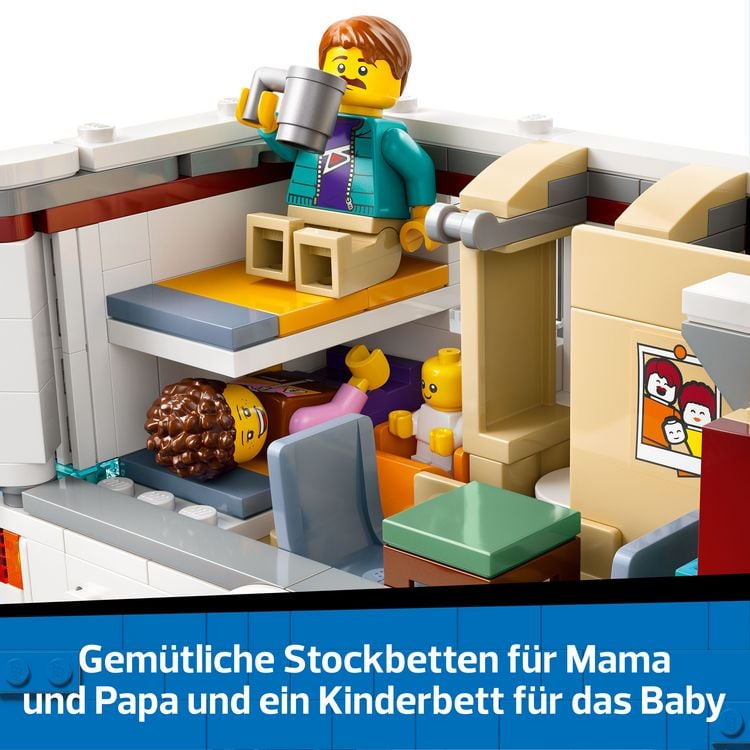 Produktbild: LEGO City Abenteuer-Wohnmobil - Camping Spielzeug f&uuml;r Kinder 60454