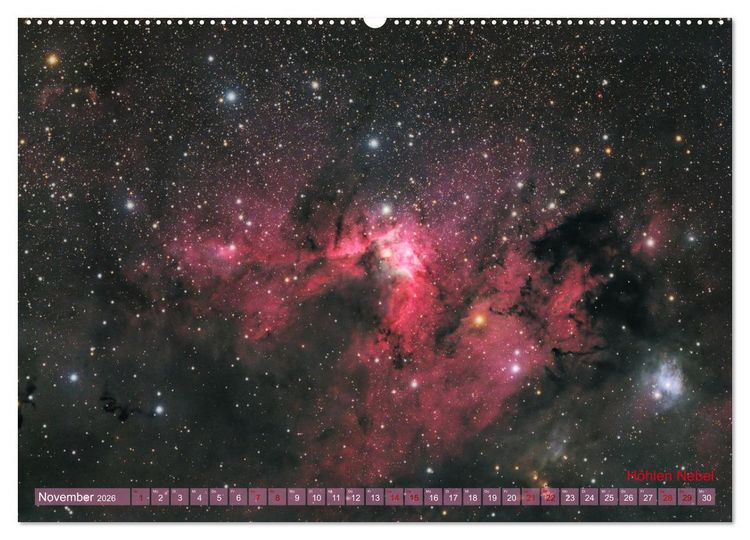 Produktbild: Deep Sky Kalender (Wandkalender 2026 DIN A2 quer), CALVENDO Monatskalender