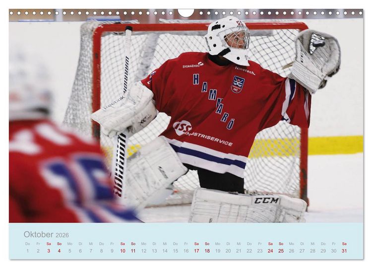 Produktbild: Eishockey! Schneller, h&auml;rter, das Powergame! (Wandkalender 2026 DIN A3 quer), CALVENDO Monatskalender