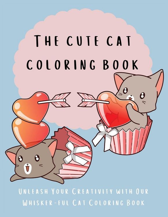 Produktbild: The Cute Cat Coloring Book