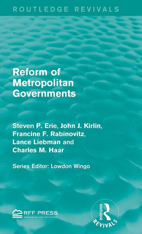 Produktbild: Reform of Metropolitan Governments