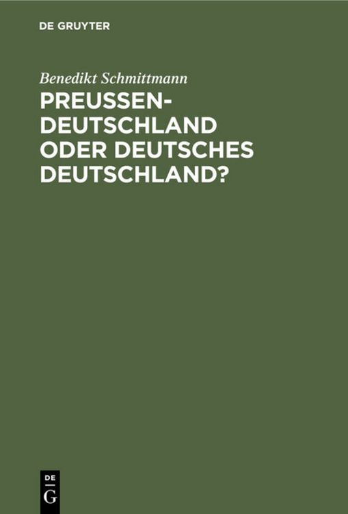 Produktbild: Preussen-Deutschland oder deutsches Deutschland?