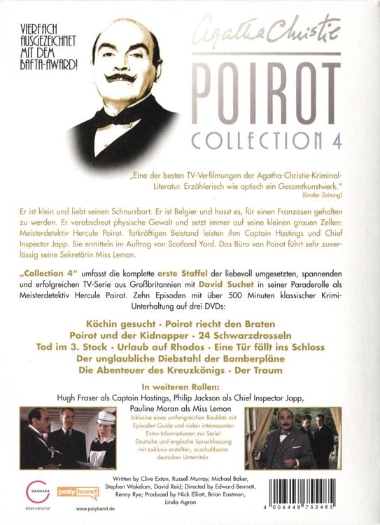 Agatha Christie - Poirot Collection 4 [3 DVDs] von Agatha