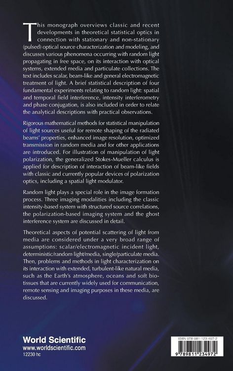 Produktbild: Theoretical Statistical Optics