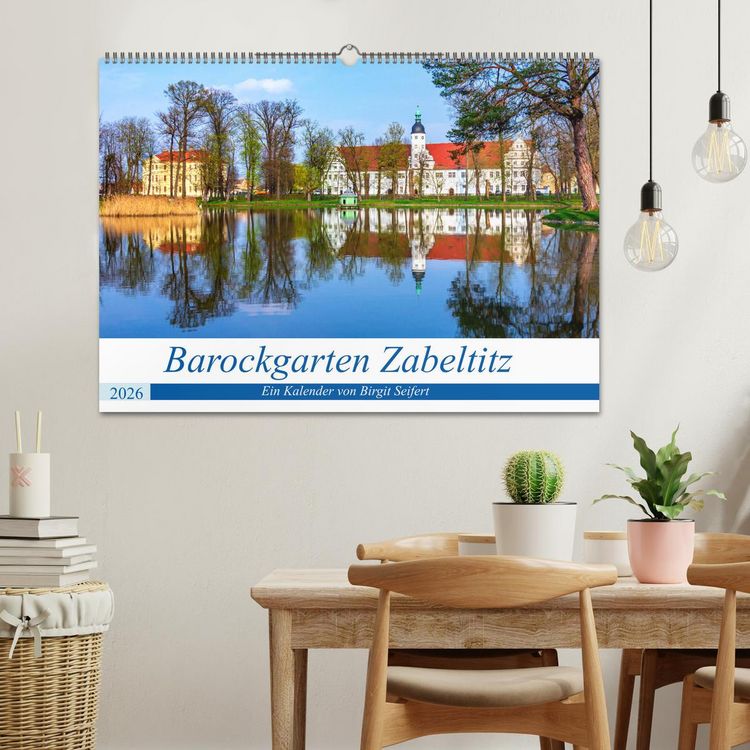 Produktbild: Barockgarten Zabeltitz (Wandkalender 2026 DIN A2 quer), CALVENDO Monatskalender