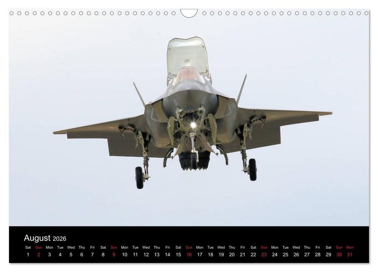 Produktbild: Lockheed Martin F35 Stealth Fighter (Wall Calendar 2026 DIN A3 landscape), CALVENDO 12 Month Wall Calendar