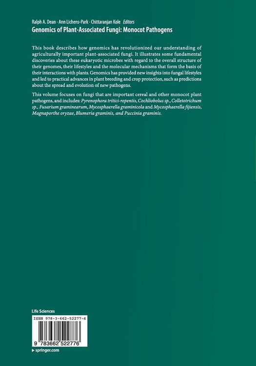 Produktbild: Genomics of Plant-Associated Fungi: Monocot Pathogens