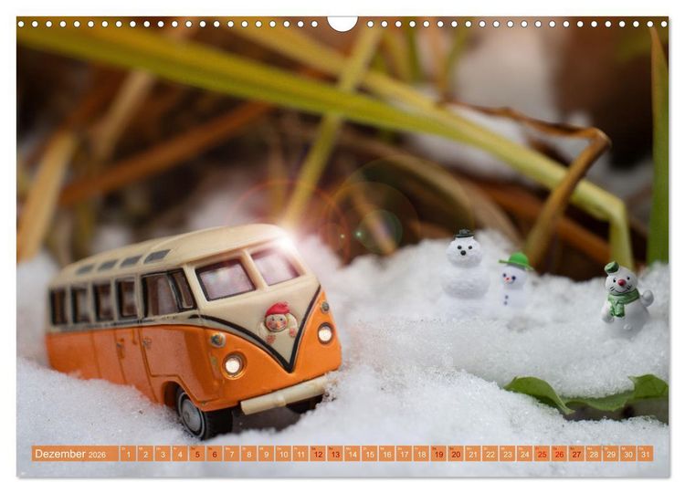 Produktbild: Miniature Caravaning: Gro&szlig;es Abenteuer mit kleinem Camper (Wandkalender 2026 DIN A3 quer), CALVENDO Monatskalender