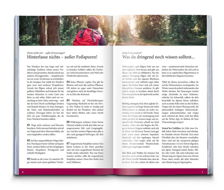 Produktbild: Die sch&ouml;nsten Weitwanderungen und Pilgerwege