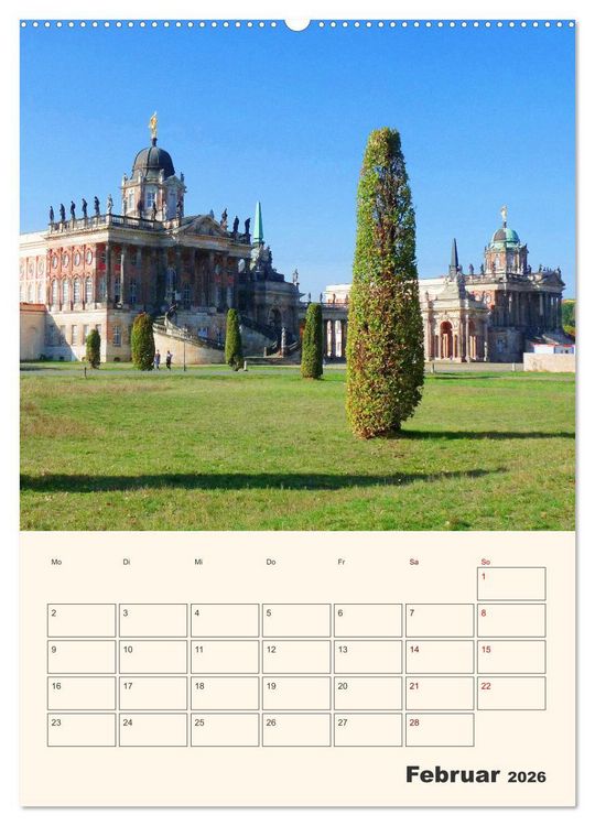 Produktbild: Park Sanssouci und Park Babelsberg (Wandkalender 2026 DIN A2 hoch), CALVENDO Monatskalender