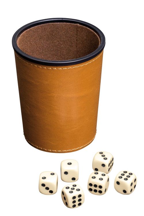 Würfelzeit 7471 – 6 Augenwürfel (w6), 16 Mm, Schwarz-weiß Mit Goldfarbenen Augen – Für Pen & Paper Spiele