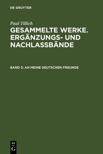 Produktbild: An meine deutschen Freunde
