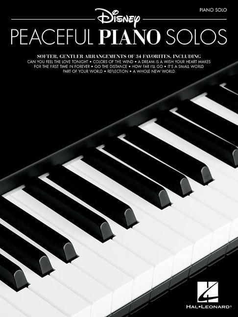 Produktbild: Disney Peaceful Piano Solos 34 Relaxing Piano Arrangements of Disney Songs Intermediate Sheet Music for Piano Book 1 Songbook