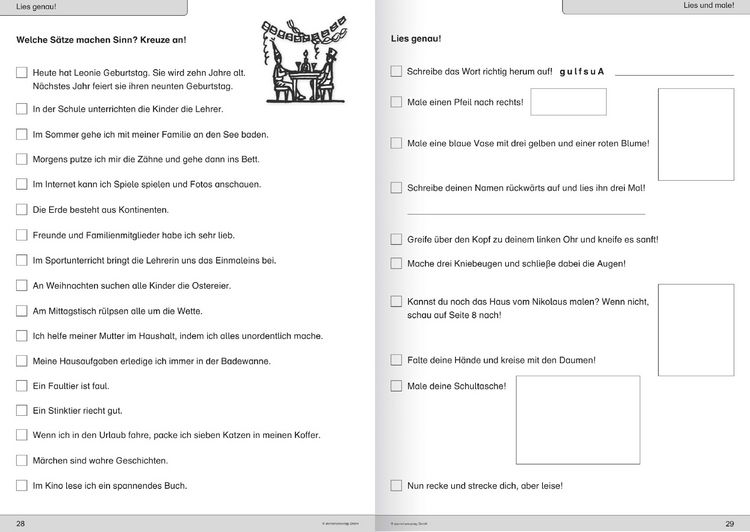 Produktbild: Ich kann lesen 3, 4 und 5 - 3 Schülerarbeitshefte für die 2. bis 4. Klasse