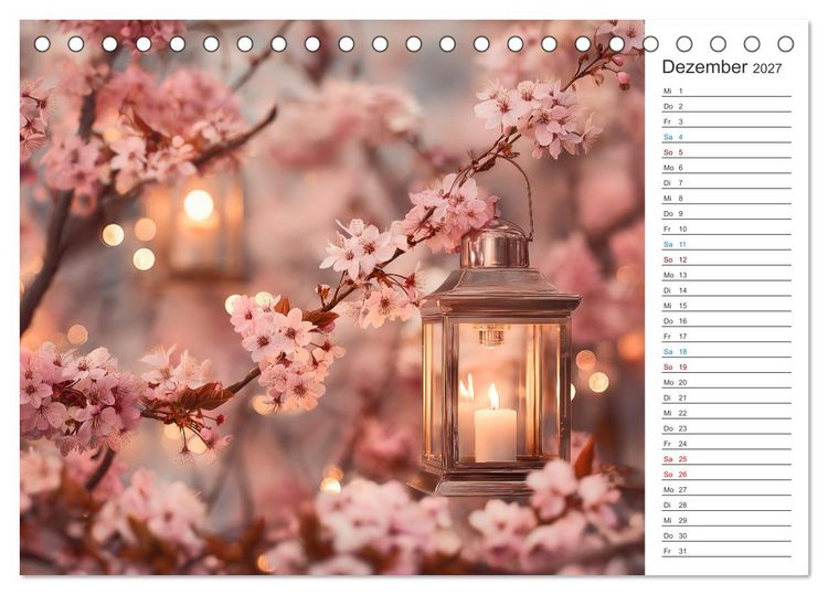 Produktbild: Japanische Kirschbl&uuml;te (Tischkalender 2027 DIN A5 quer), CALVENDO Monatskalender