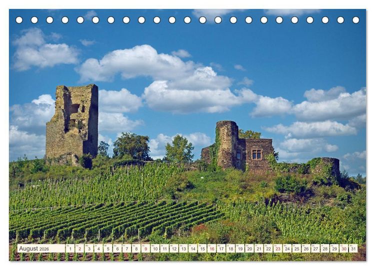Produktbild: Ausflug an die Mosel (Tischkalender 2026 DIN A5 quer), CALVENDO Monatskalender