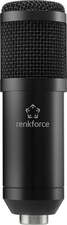 Produktbild: Stand USB-Mikrofon Renkforce RF-MIC-510 &Uuml;bertragungsart (Details):USB inkl. Koffer, inkl Spinne, inkl. Windschutz, inkl. Kabel, inkl. Mikrofoncase