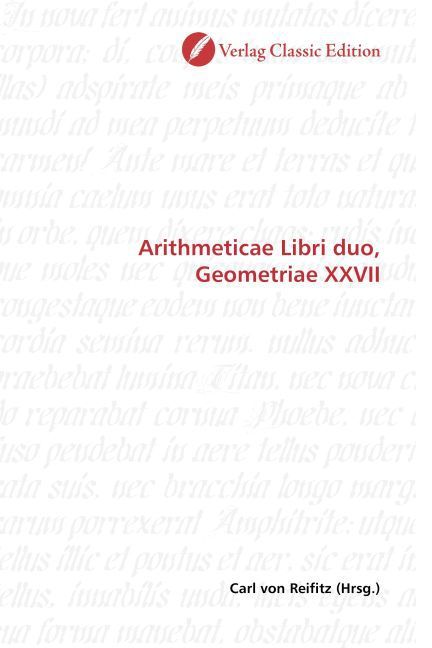 Produktbild: Arithmeticae Libri duo, Geometriae XXVII
