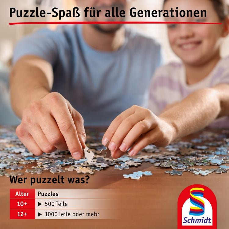 Produktbild: Puzzle Schmidt Spiele Thomas Kinkade K&ouml;nig der L&ouml;wen 1000 Teile