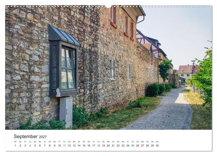Produktbild: Babenhausen - Sch&ouml;ne Ecken und erstaunliche Besonderheiten (hochwertiger Premium Wandkalender 2027 DIN A2 quer), Kunstdruck in Hochglanz