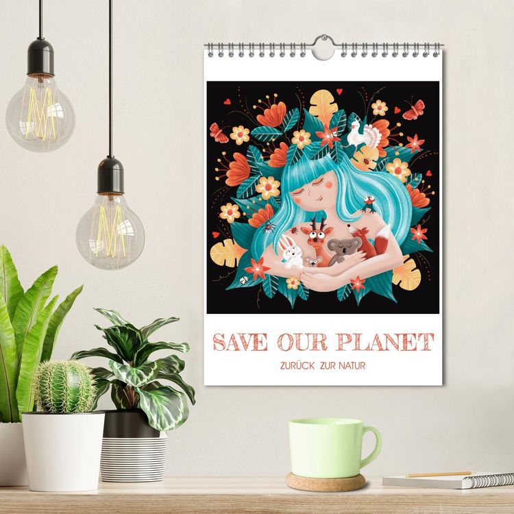 Produktbild: SAVE OUR PLANET - Zur&uuml;ck zur Natur (Wandkalender 2026 DIN A4 hoch), CALVENDO Monatskalender