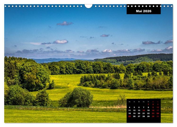 Produktbild: Malerisches Sauerland (Wandkalender 2026 DIN A3 quer), CALVENDO Monatskalender