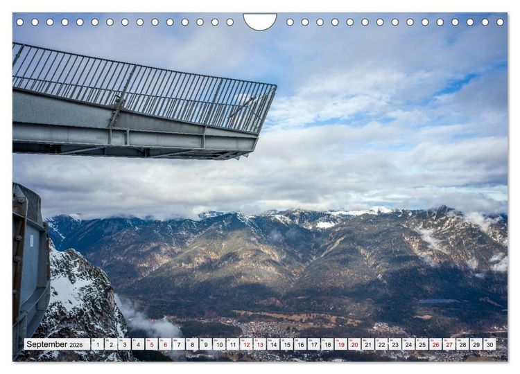 Produktbild: Garmisch-Partenkirchen mit Zugspitze und Eibsee (Wandkalender 2026 DIN A4 quer), CALVENDO Monatskalender