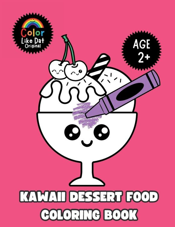 Produktbild: Kawaii Dessert Food Coloring Book