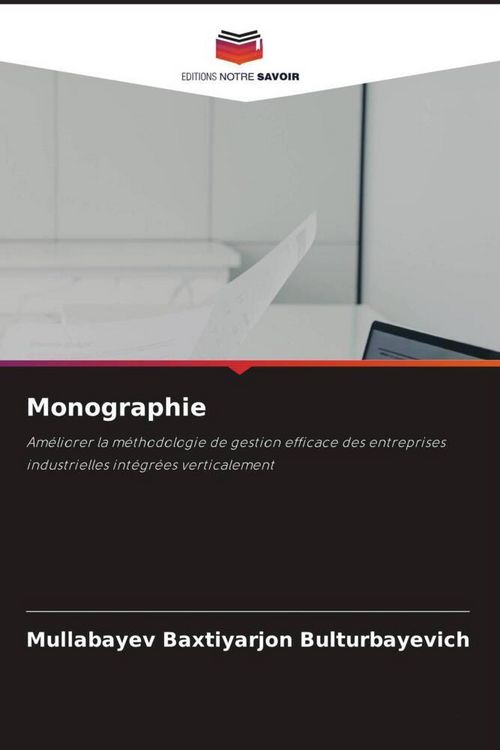 Produktbild: Monographie