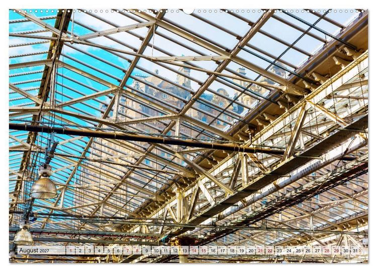 Produktbild: Bahnh&ouml;fe in Europa (hochwertiger Premium Wandkalender 2027 DIN A2 quer), Kunstdruck in Hochglanz