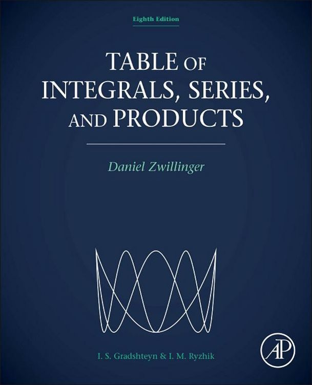 Produktbild: Table of Integrals, Series, and Products