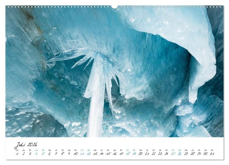 Produktbild: Eiswelten Morteratsch (hochwertiger Premium Wandkalender 2026 DIN A2 quer), Kunstdruck in Hochglanz