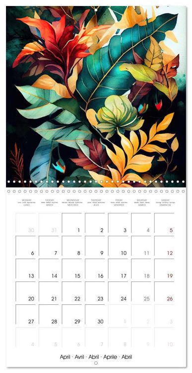 Produktbild: The Art of Botany (Wall Calendar 2026 12 &times; 12 Inch) CALVENDO 12 Month Wall Calendar
