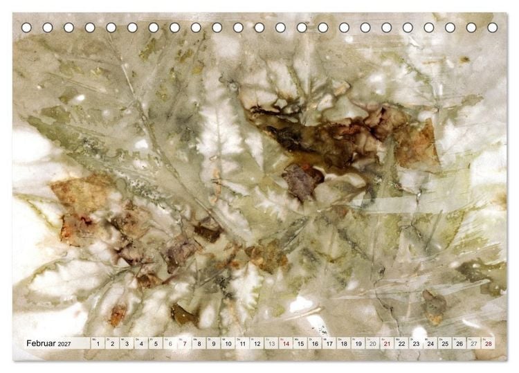 Produktbild: Botanical Printing - Magische Pflanzendrucke (Tischkalender 2027 DIN A5 quer), CALVENDO Monatskalender