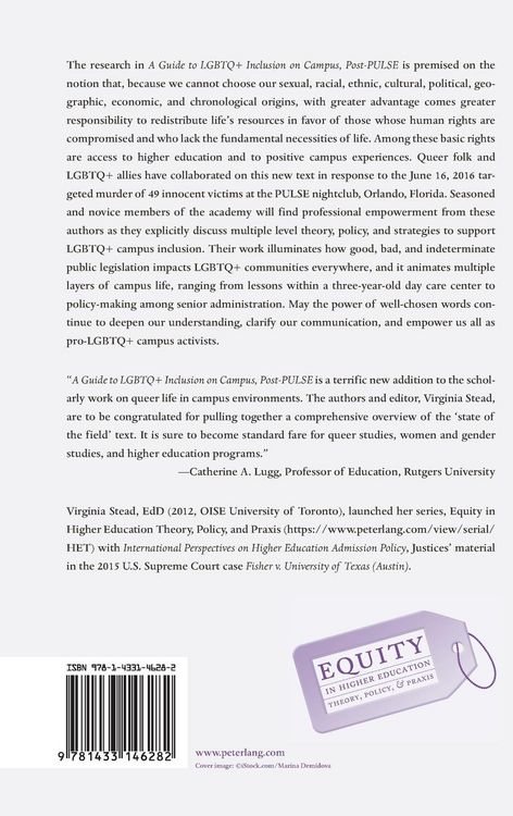Produktbild: A Guide to LGBTQ+ Inclusion on Campus, Post-PULSE
