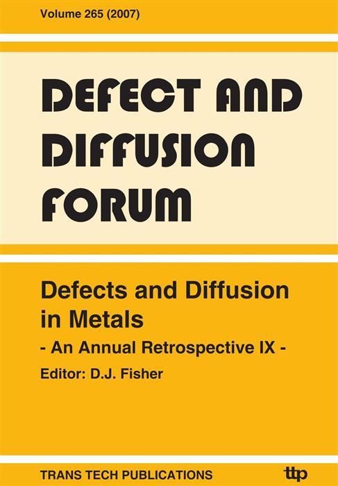 Produktbild: Defects and Diffusion in Metals IX