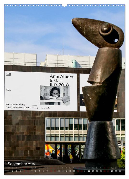 Produktbild: Ein Spaziergang durch D&uuml;sseldorf (hochwertiger Premium Wandkalender 2026 DIN A2 hoch), Kunstdruck in Hochglanz