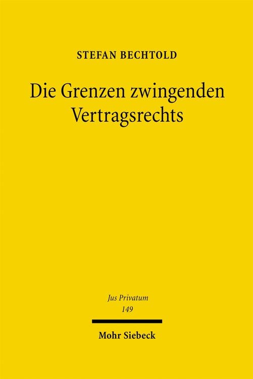 Produktbild: Die Grenzen zwingenden Vertragsrechts
