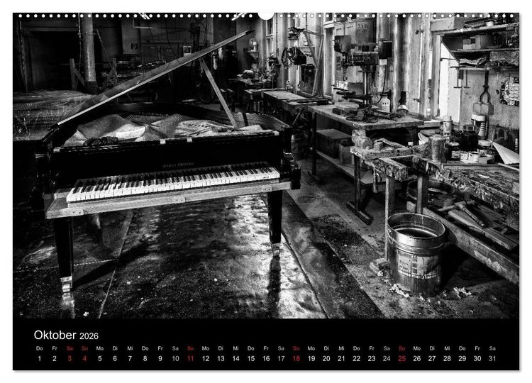 Produktbild: Klavierbau (Wandkalender 2026 DIN A2 quer), CALVENDO Monatskalender