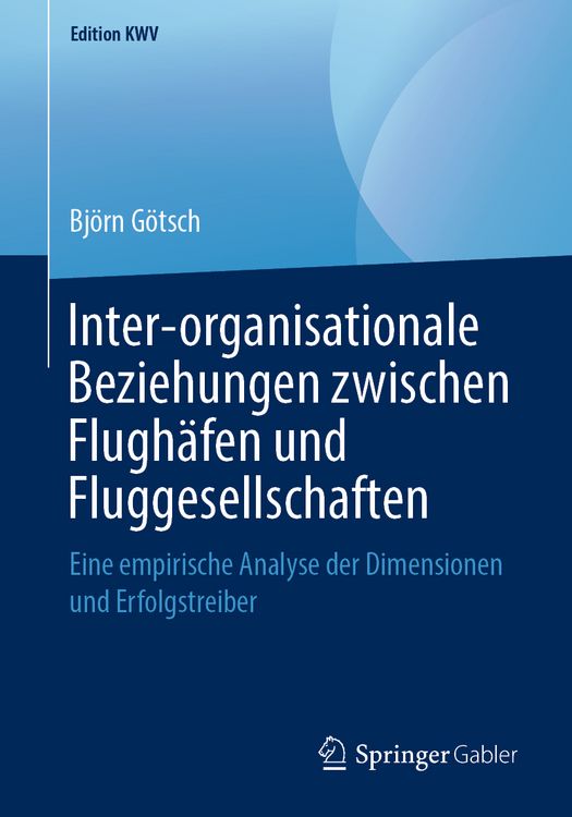 Produktbild: Inter-organisationale Beziehungen zwischen Flugh&auml;fen und Fluggesellschaften