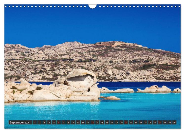 Produktbild: Sardinien - Traumstr&auml;nde am Mittelmeer (Wandkalender 2026 DIN A3 quer), CALVENDO Monatskalender