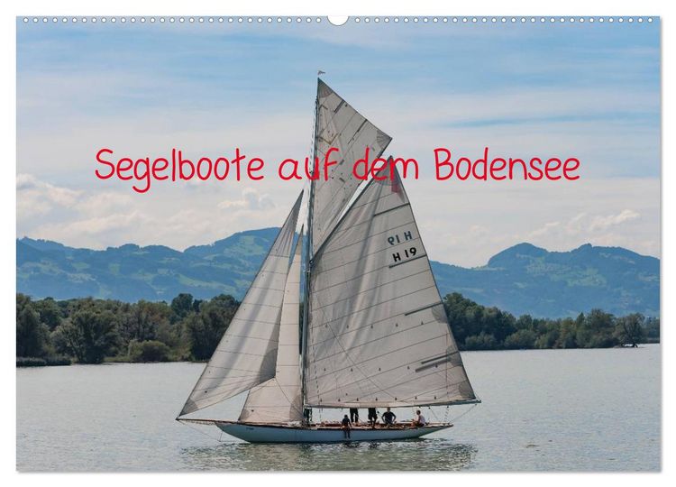 Produktbild: Segelboote auf dem Bodensee (Wandkalender 2026 DIN A2 quer), CALVENDO Monatskalender