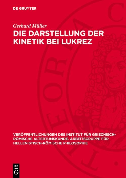 Produktbild: Die Darstellung der Kinetik bei Lukrez