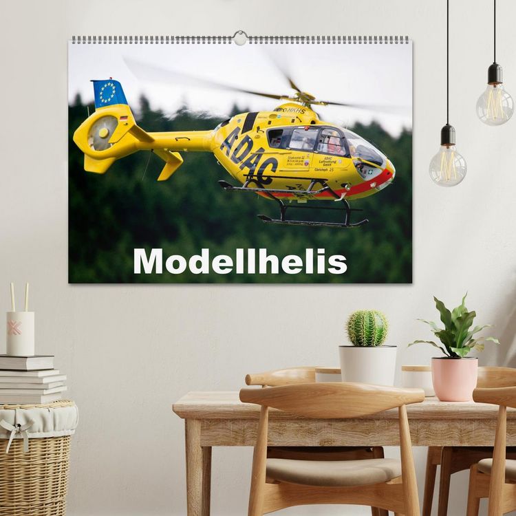 Produktbild: Modellhelis (Wandkalender 2026 DIN A2 quer), CALVENDO Monatskalender