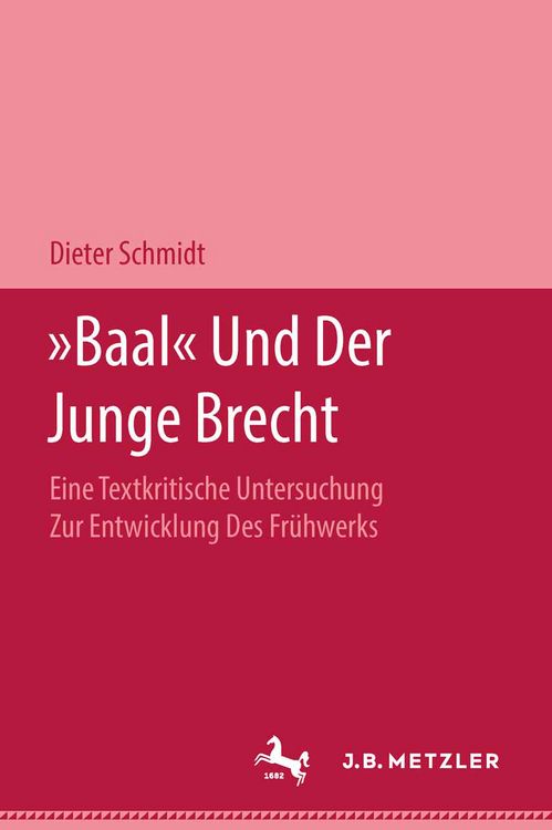Produktbild: "Baal" und der Junge Brecht