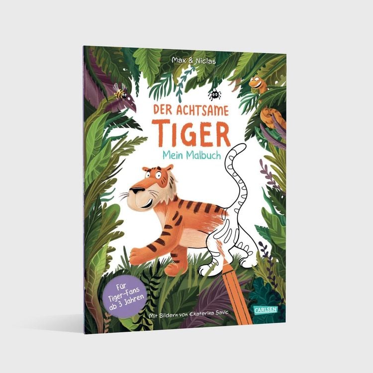 Produktbild: Der achtsame Tiger: Mein Malbuch