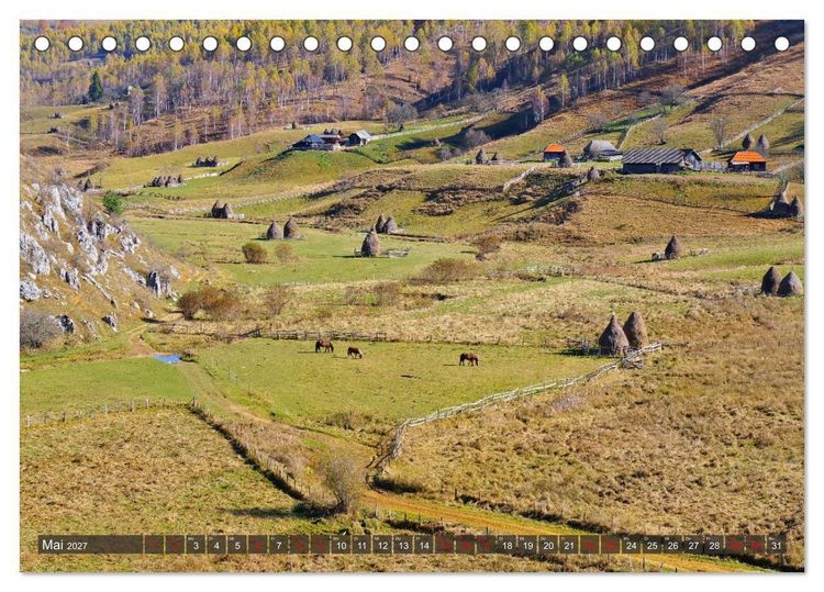 Produktbild: Fundatura Ponorului - Auf dem Via Transilvanica durch die Karpaten (Tischkalender 2027 DIN A5 quer), CALVENDO Monatskalender