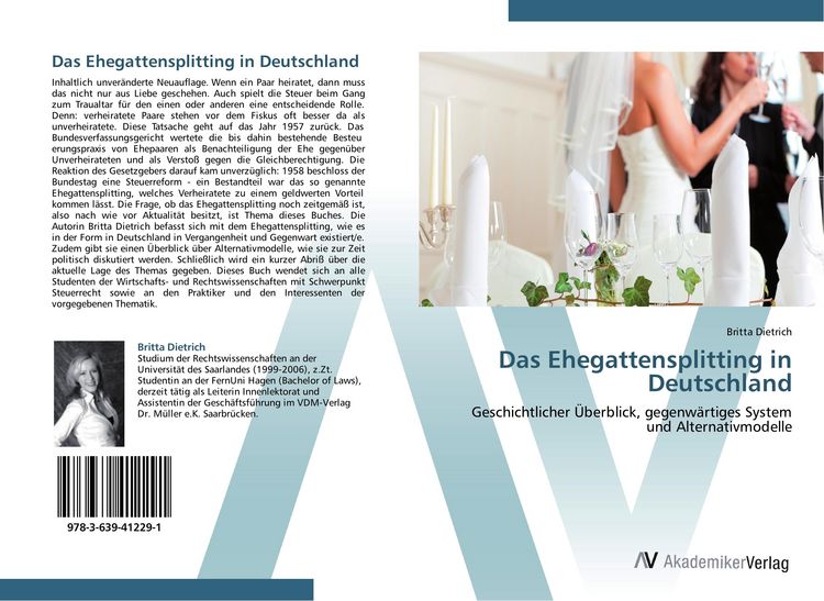 Produktbild: Das Ehegattensplitting in Deutschland